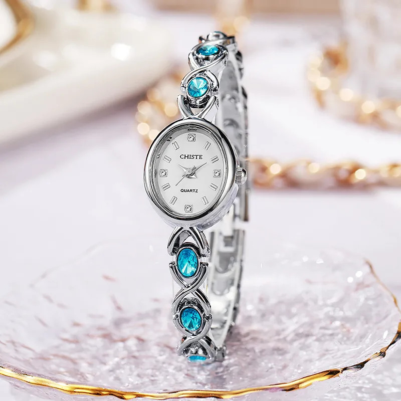 Light Luxury Explosive Women’s Watch Women’s Watch Retro Oval Niche Students Hig