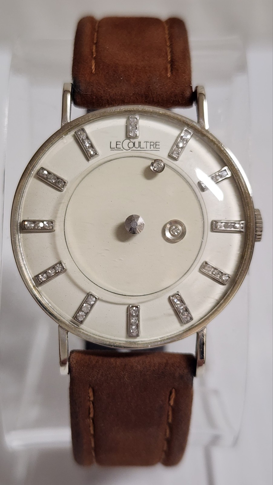Rare Vintage Vacheron Constantin – LeCoultre Galaxy 14KW Gold, 37 Diamonds Watch