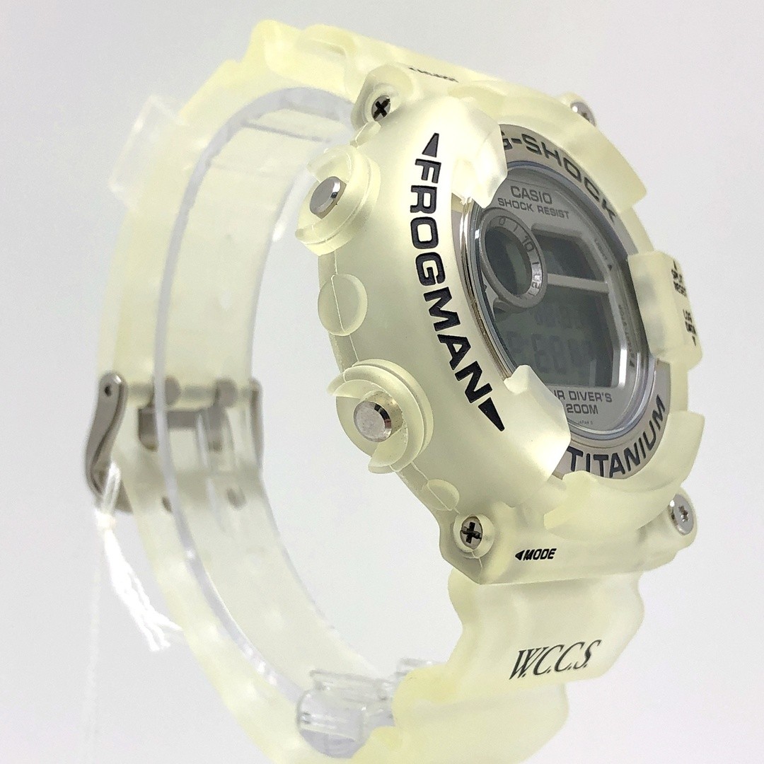 G-Shock DW 8201WC 8T FROGMAN WCCS Frogman Titanium Skeleton Black Logo Triple Ma