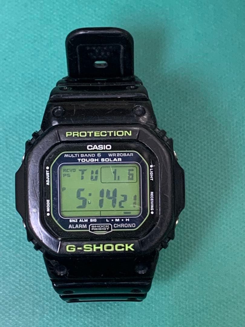 G-SHOCK GW-M5610B-1JF Solar Watch Digital CASIO Used