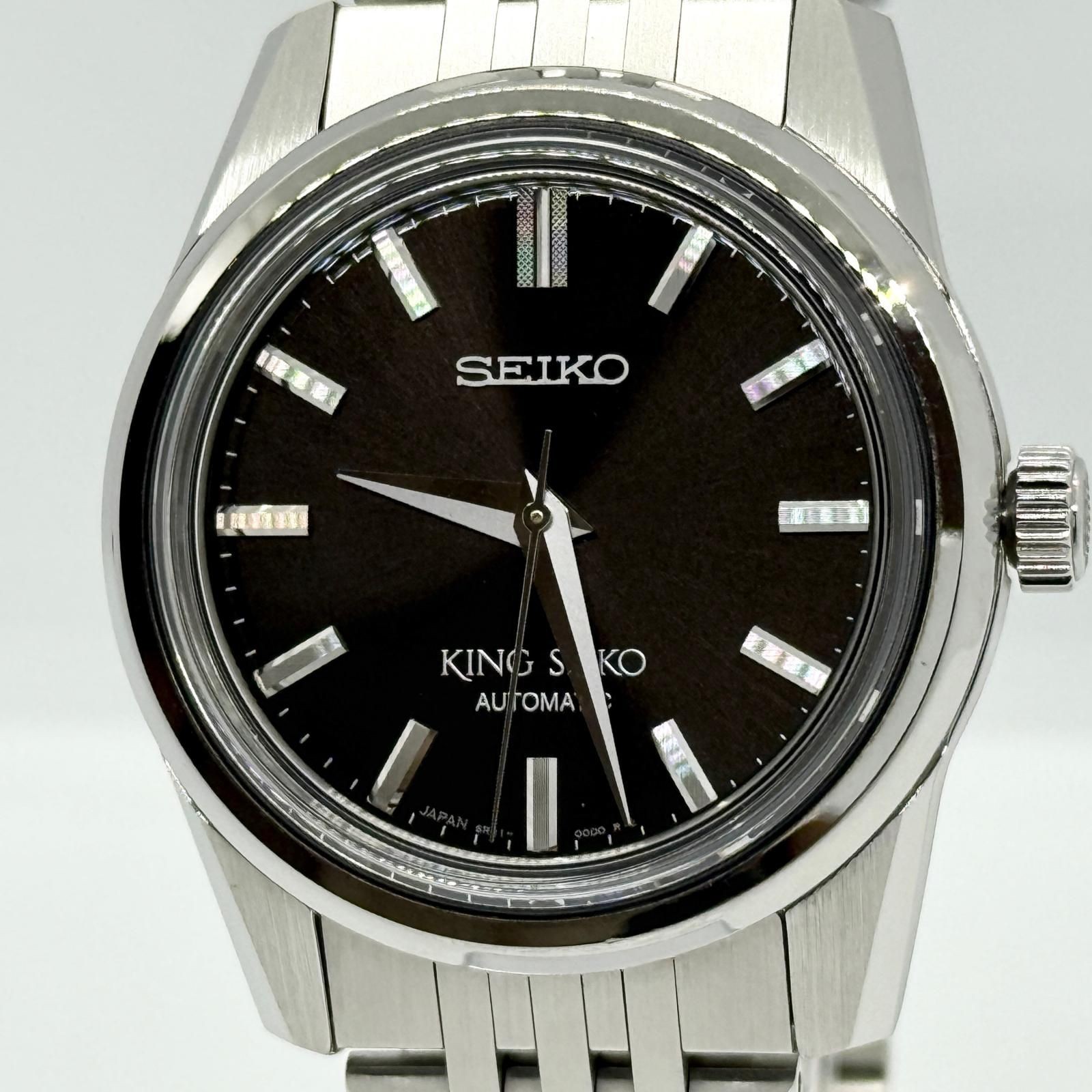 Seiko King Seiko 6R31-00D0 Mechanical Men’s Black Watch from Japan