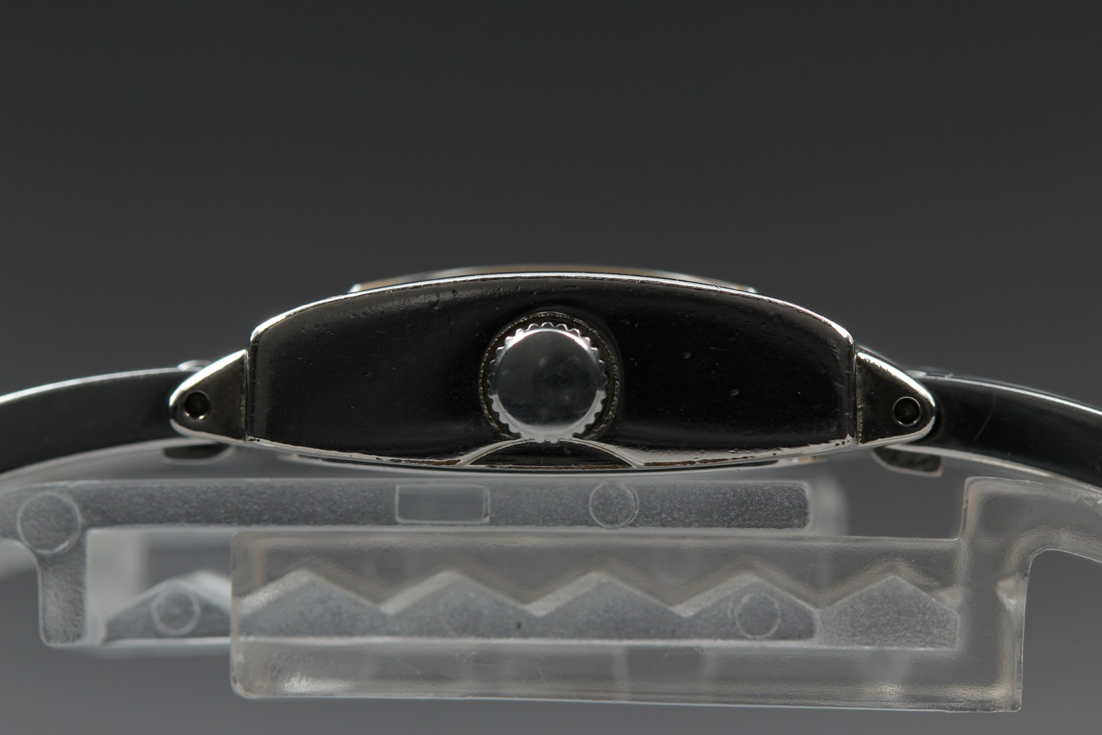 Vtg 1998 N MINT Seiko 4N21-5430 Quartz PDP Black Square Womens Watch JAPAN