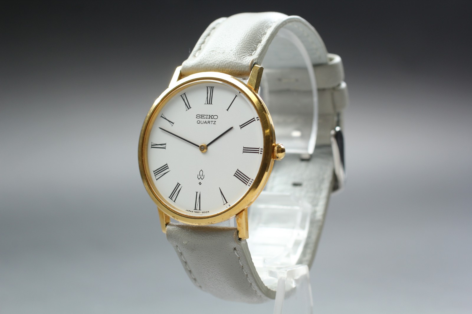 [Exc+5] Seiko Quartz 7820-9000 White Dial Men’s Watch From JAPAN