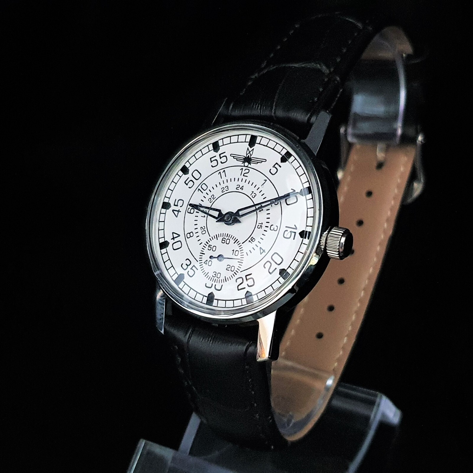Vintage Watch USSR Pilot Aviation Pobeda Soviet Military Watch Sturmanskie 2602