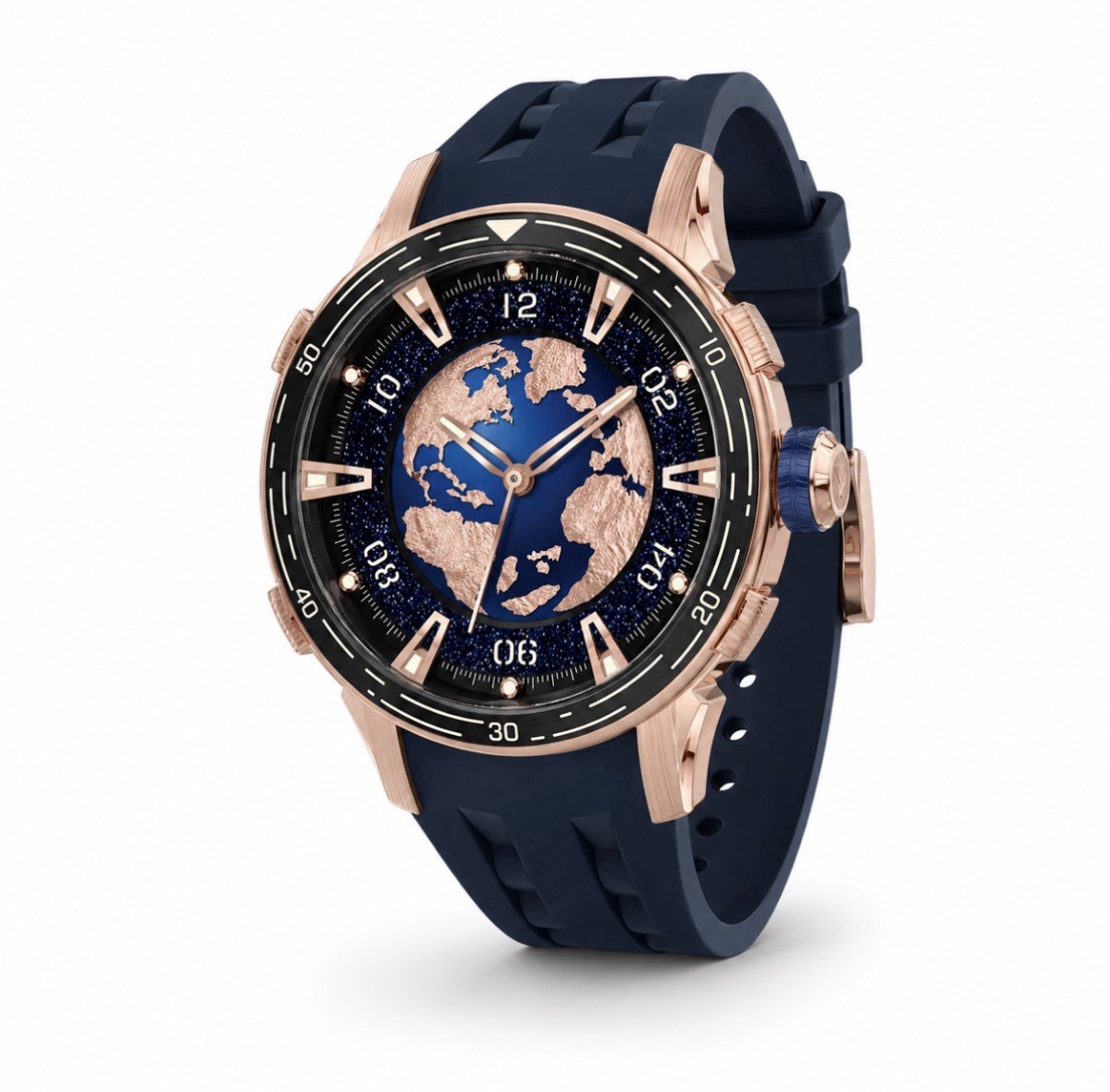 Invicta Men’s Celestial Elarion Automatic 40mm Men’s “Globe” Watch, Blue | 69534