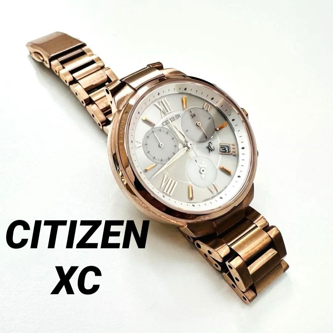 CITIZEN xC H504-T019633 Solar Chronograph Titanium Womens Watch Running