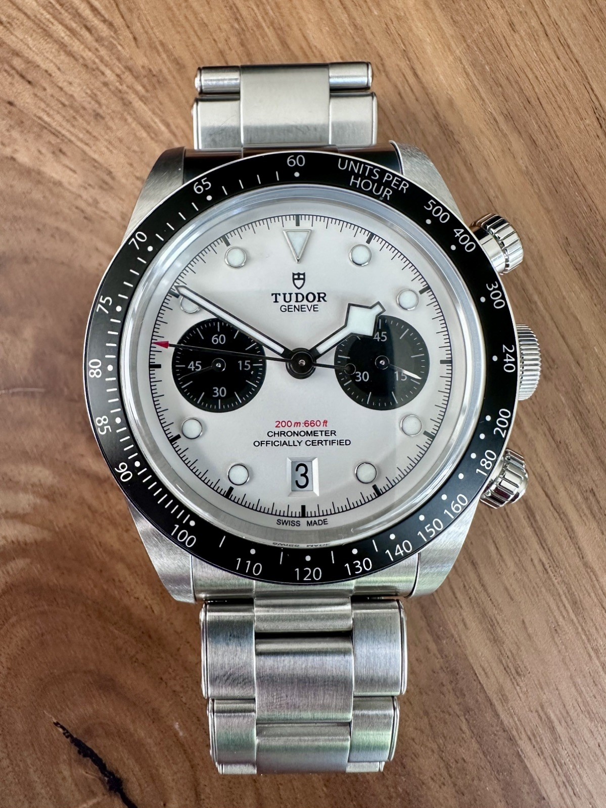 Tudor Black Bay Chrono 41mm 79360N-0002 White Panda Dial