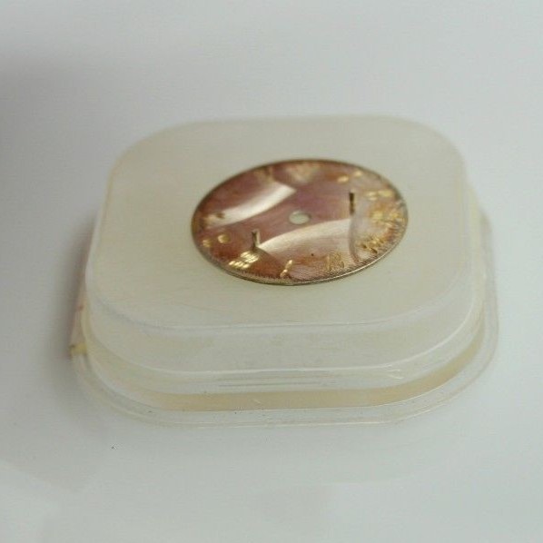 New Ebel Dial Mother Of Pearl White No Date Gold Color Marks Swiss Made 19.5 A4