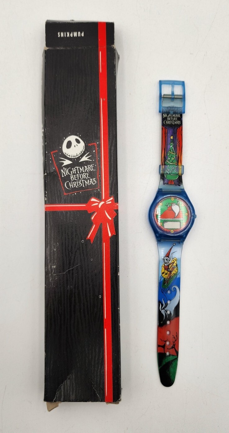 The Nightmare Before Christmas VINTAGE Wrist Watch Touchstone Pictures Damaged