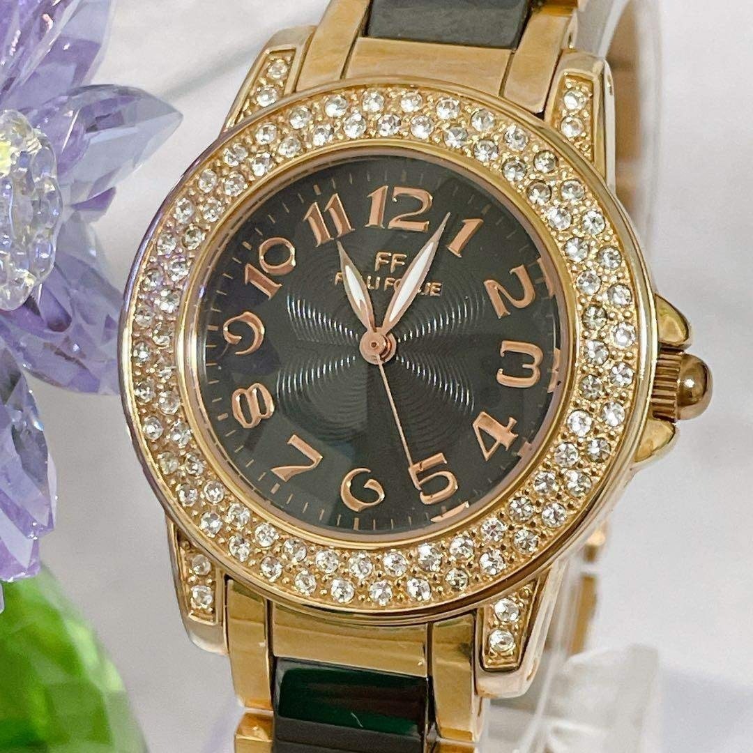 Folli Follie Women’s Watch Gold Black Pink Gold
