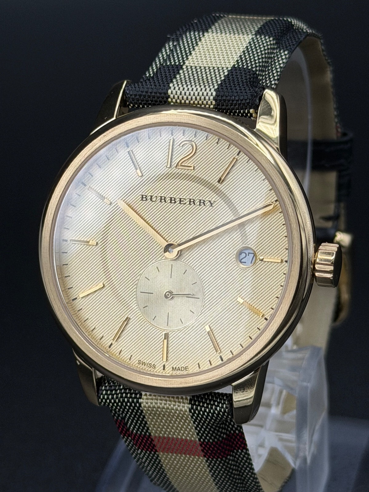 BURBERRY The City BU9900 Stainless Steel Silver Dial 42 mm Wristwatch