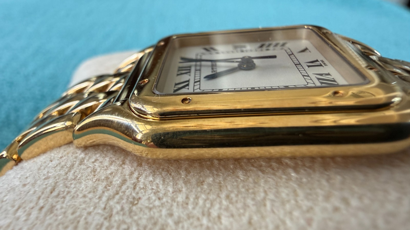 Cartier Panthere Large 18k Yellow Gold Ivory Dial Quartz Watch