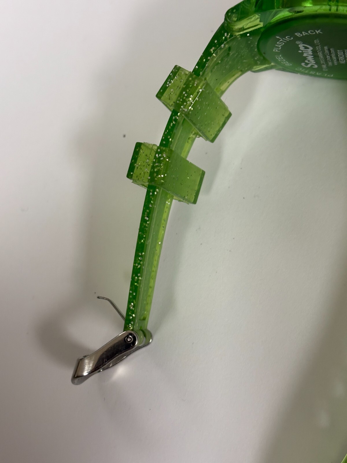 Keroppi Sanrio Green Plastic Resin Digital Quartz Watch NOT WORKING