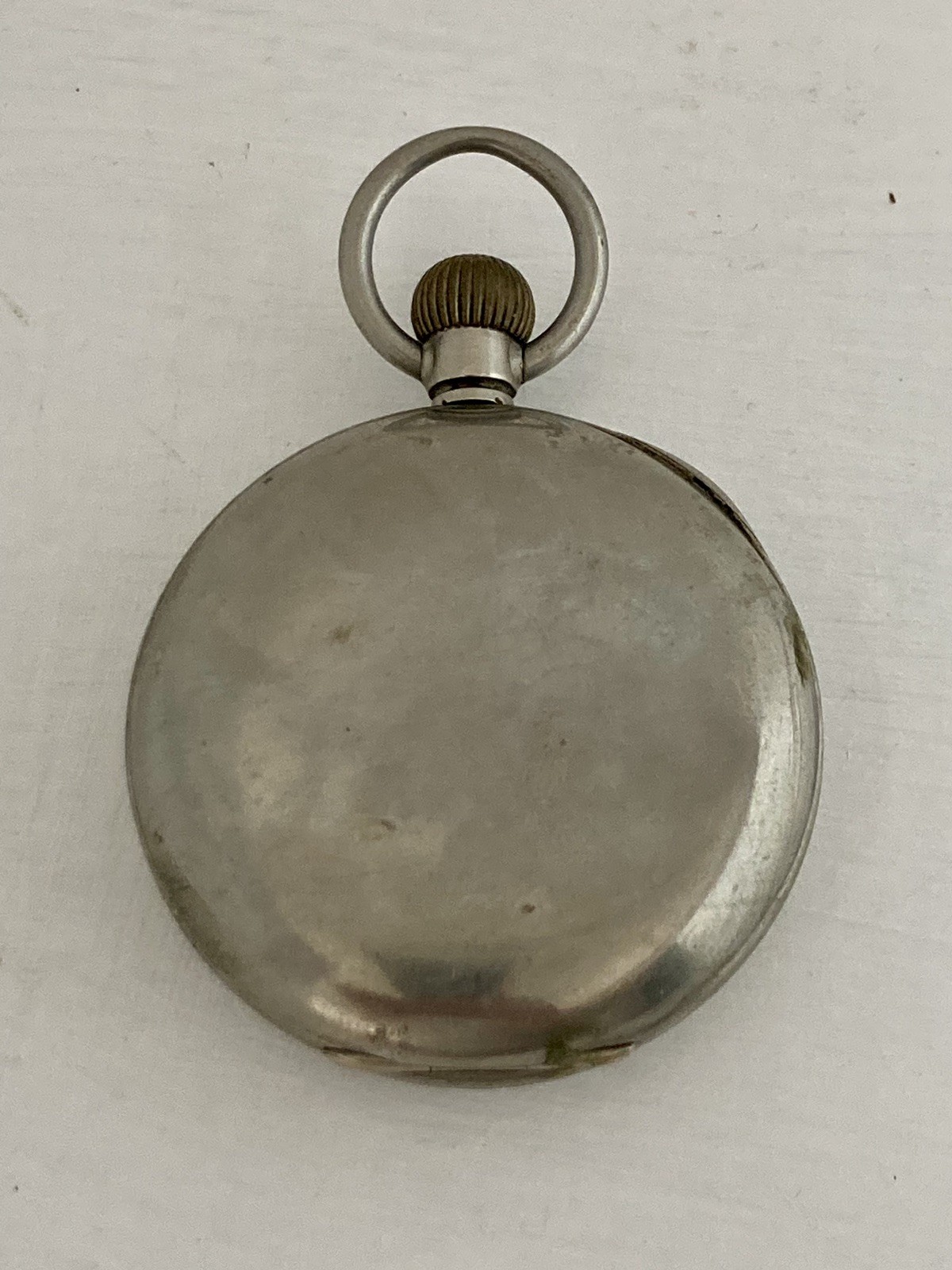 Vintage Miners Pocket Watch Working ( needs some TLC see description )