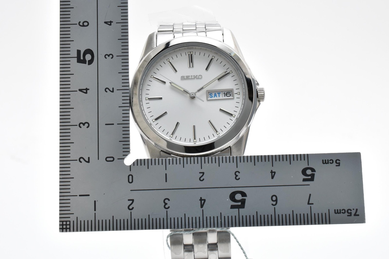 ［New with Tags］Seiko SPIRIT SCXC007 JDM White Dial Day-Date Quartz Mens Watch