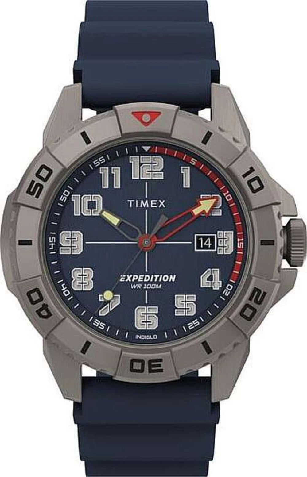 New Timex TW2V40800 Men’s Expedition North Ridge Blue Dial Strap Watch