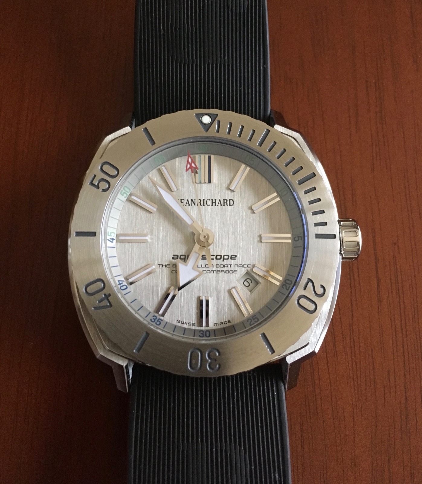 JeanRichard Aquascope Mens Automatic Diving Watch “BNY” Limited Edition Version!