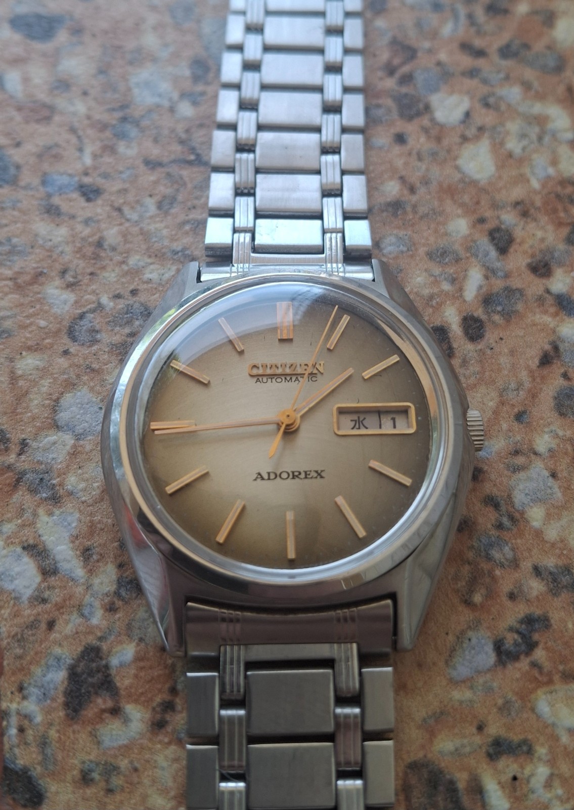 Vintage Citizen Adorex 21 Jewels Automatic December 1974 JDM KANJI 28800