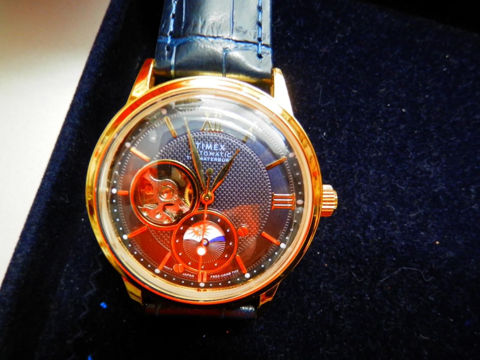 Timex Waterbury TW2T70000 Moon Phase Day/Night Automatic Men’s Watch