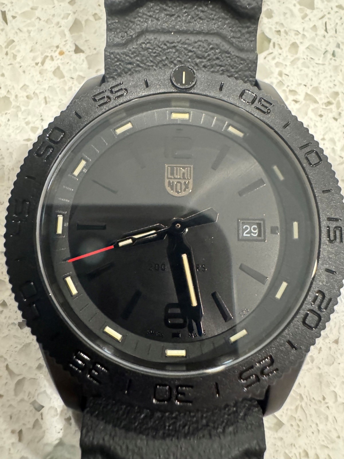 Luminox Pacific Diver Blackout Wristwatch (3121.BO) New with box and papers