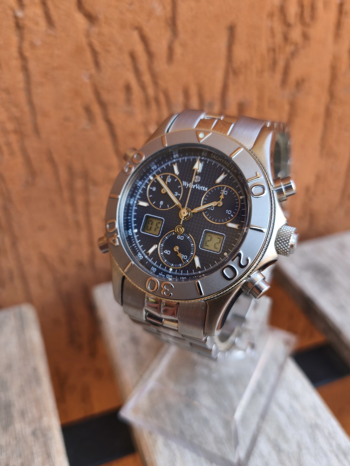 Wyler Vetta Challenge watch Ref. 1119770165 Ana Digit Blue Dial