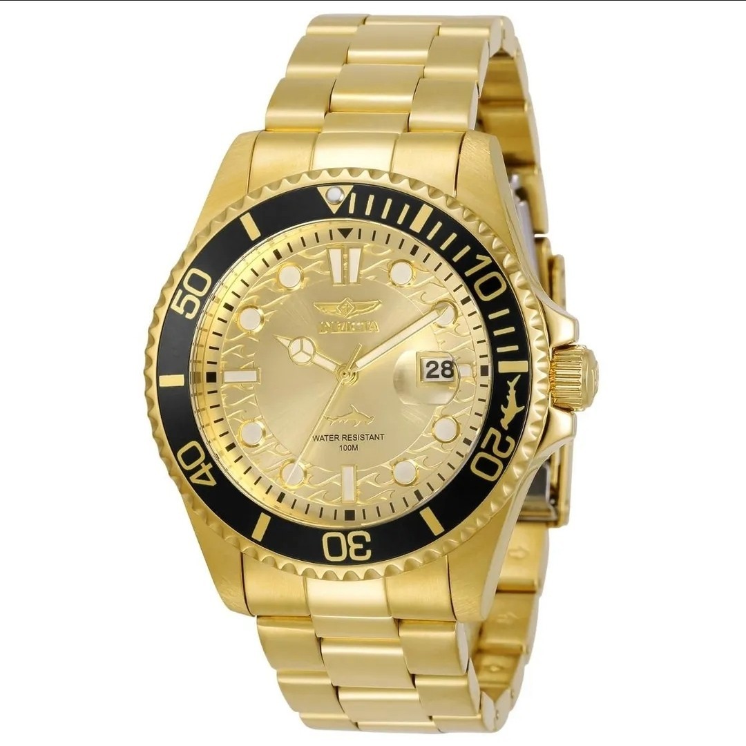 Invicta Pro Diver Currentwave Gold 43mm Men’s Watch – 30025. Brand New In Box!