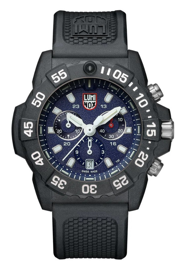 Luminox Navy Seal Chronograph Blue Dial Rubber Strap Men’s Watch XS.3583