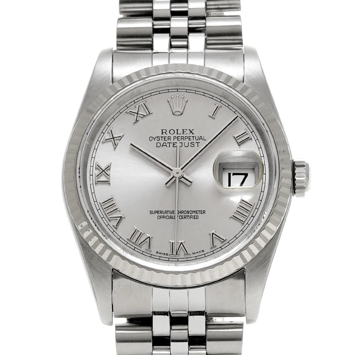 Rolex Datejust 36 16234 36mm Stainless Steel Silver Wristwatch #WW8458