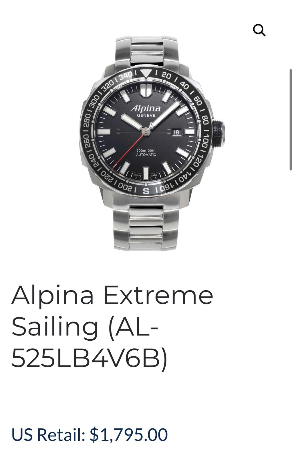 Alpina Extreme Sailing AL-525LB4V6 (automatic)