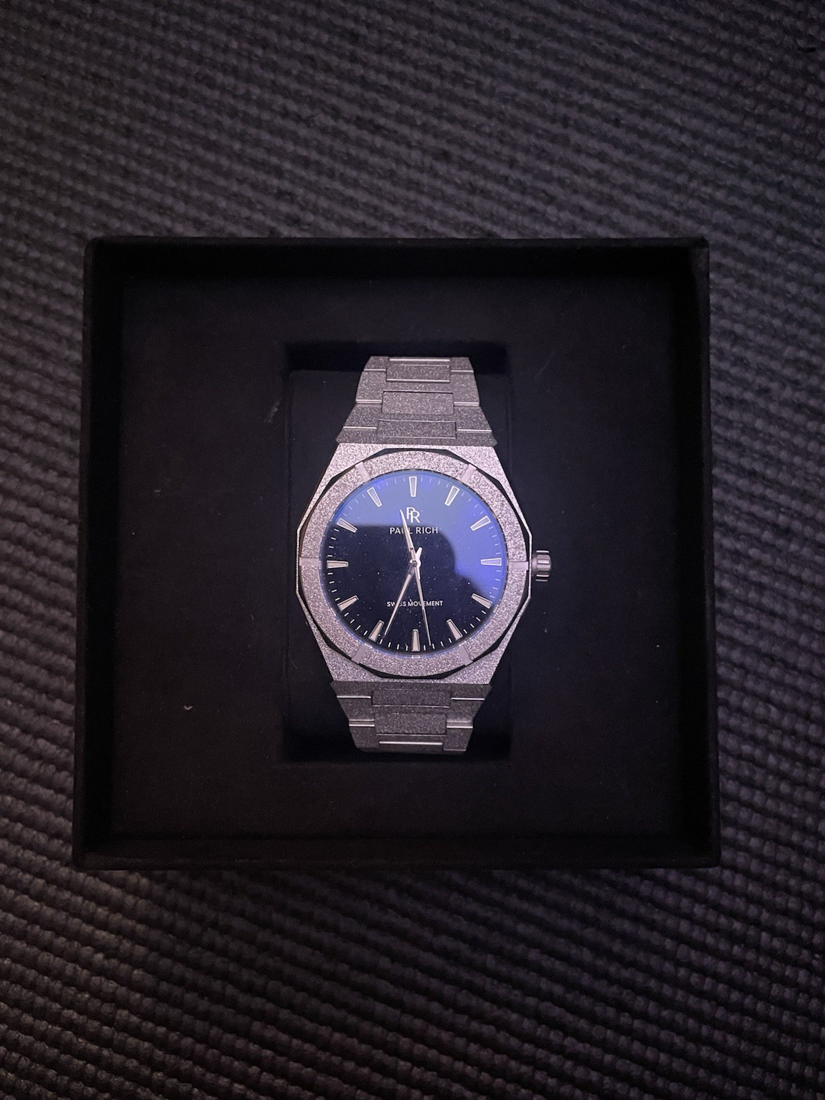 Brand New Paul Rich Frosted Star Dust II Silver Steel Watch