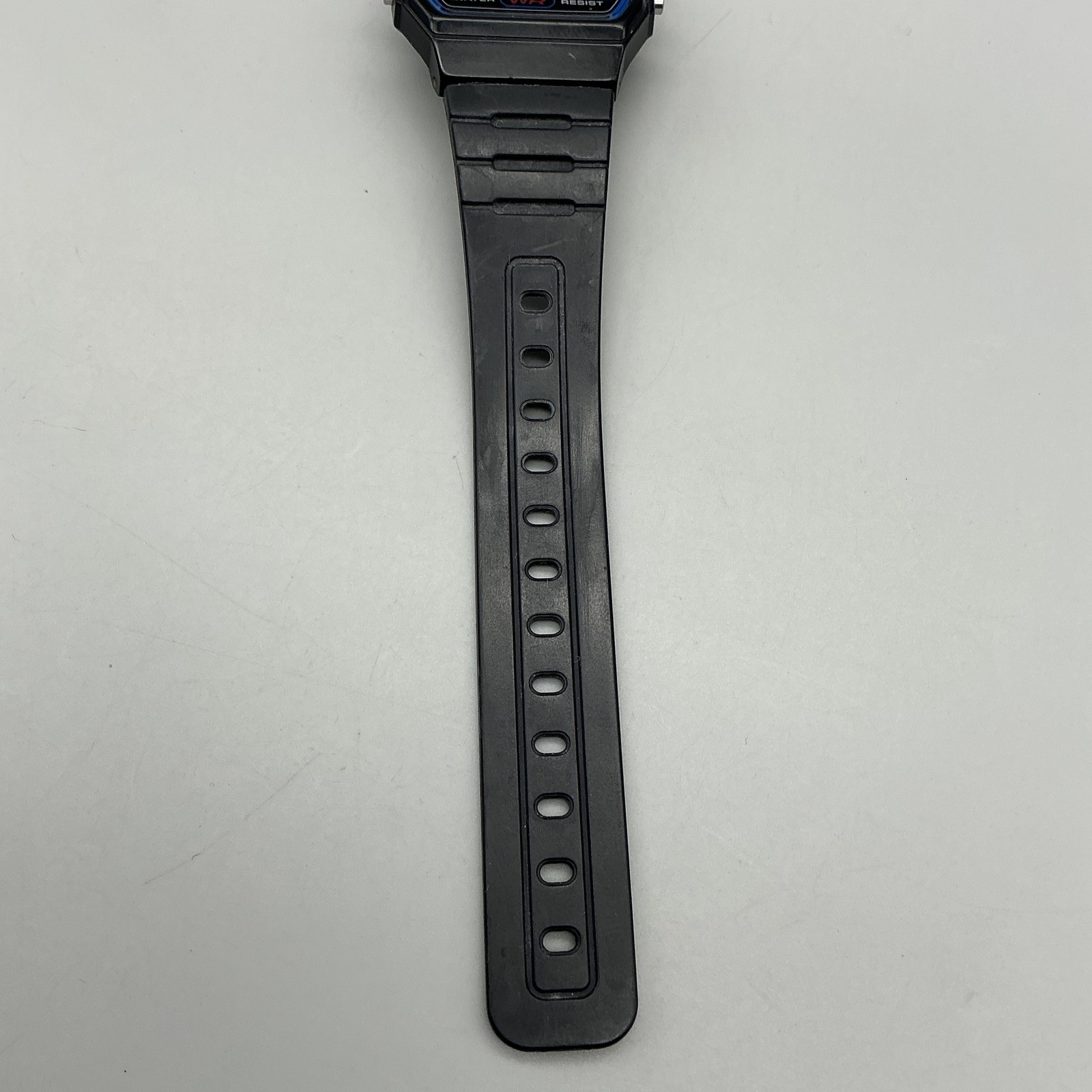 Casio Mens Watch 35mm Black Illuminator Alarm Chrono 593 F-91W New Battery