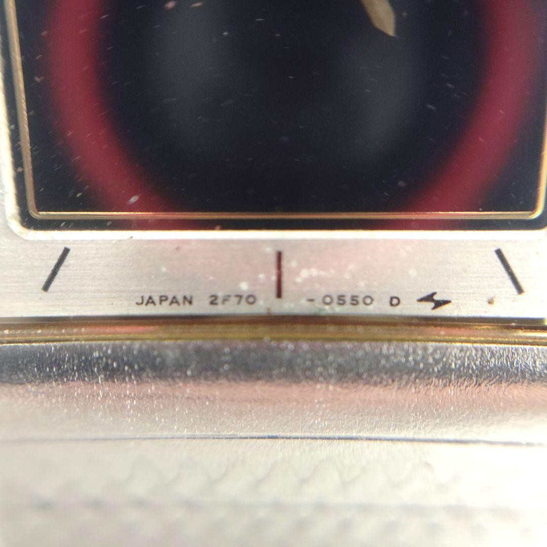 T SEIKO CREDOR 2F70 5500 Silver Black Dial