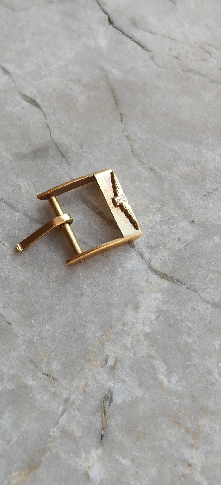 40s LONGINES ORIGINAL GOLD PLATED WATCH STRAP BUCKLE BUCKBIA WATCHES 14mm