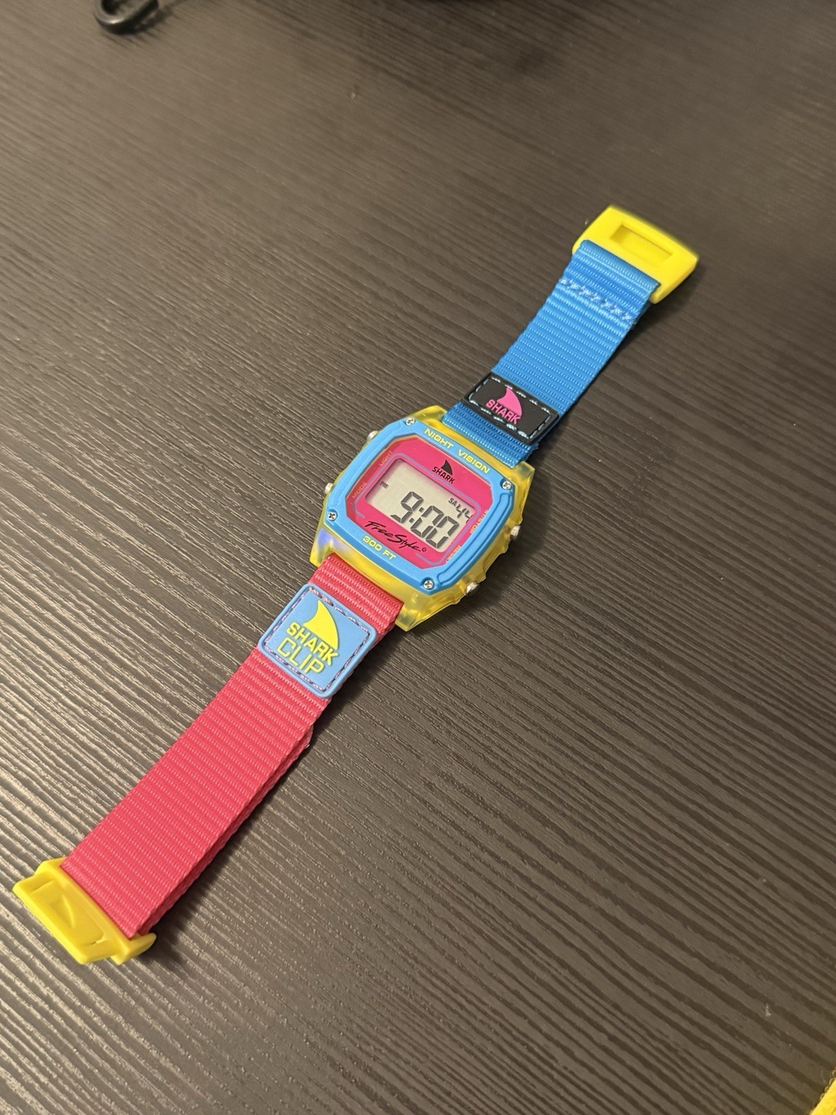 Shark Clip Watch Glow In The Dark 2025 Freestyle Night Vision