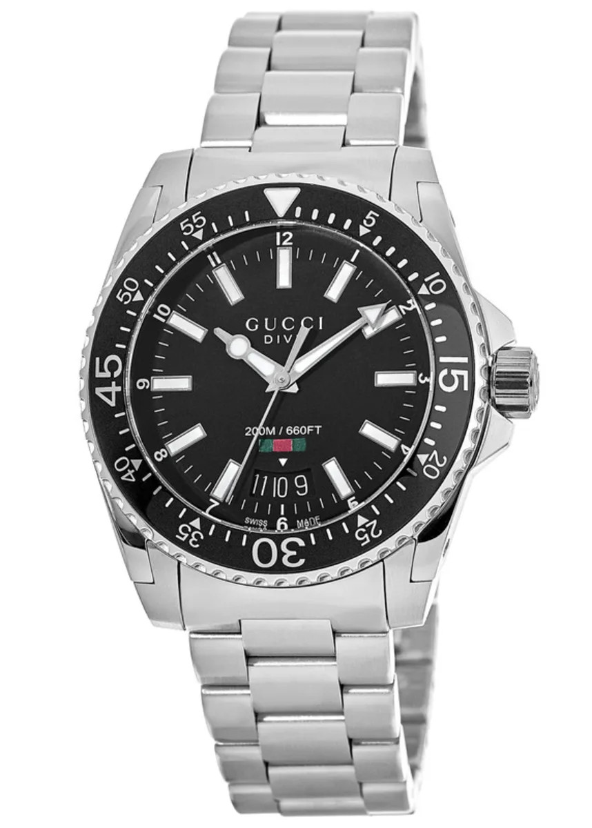 GUCCI YA136301 Men’s Dive Black 40mm