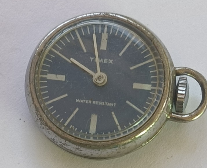 Antique old women Timex watch to hang on a string or to hang on a brooch