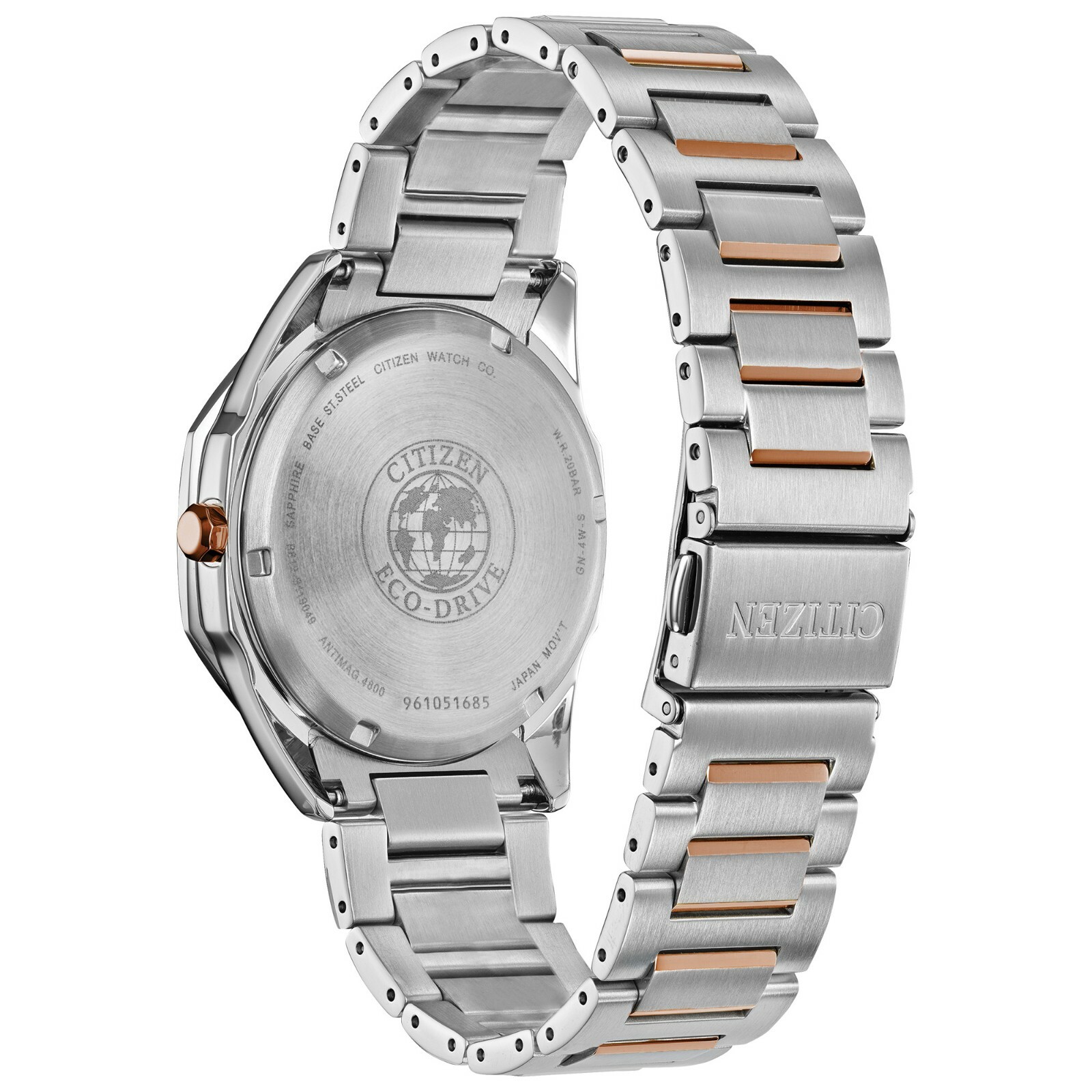 Citizen Eco-Drive Corso Men’s Diamond Accent Date Display Watch 41MM BM7496-56G