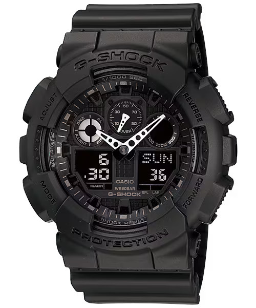Casio Men’s Watch G-Shock Black Resin Strap Anti-Magnetic Ana-Digital GA1001A1