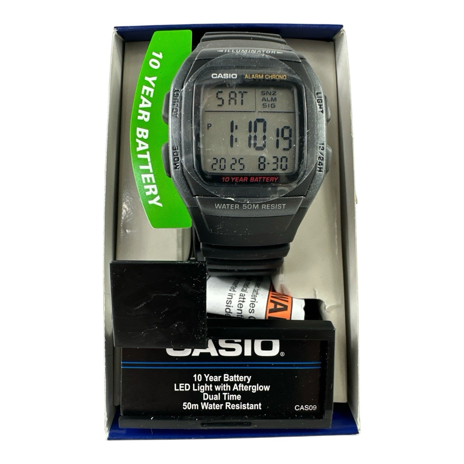 Casio W-96H-1B Original Men’s Multifunction Sport 10 Year Battery Watch New W-96