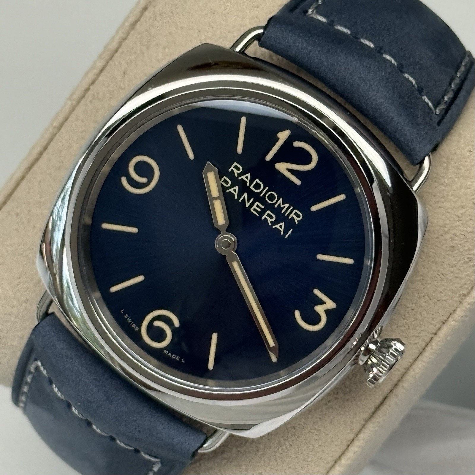 Panerai Radiomir Officine Men’s Watch PAM01383 2026 Blue 45mm w/ Box and Papers