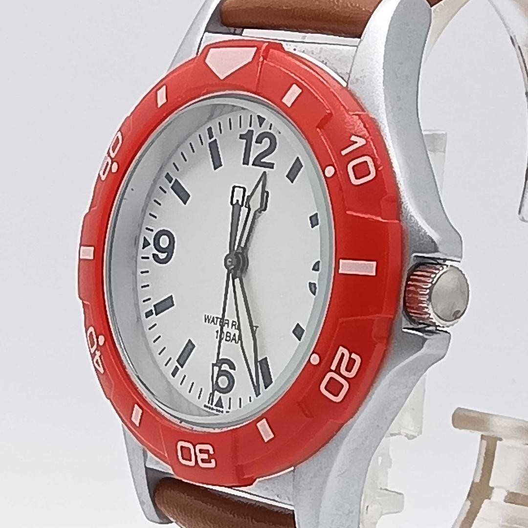 Citizen Q&Q Quartz Watch Mens Stainless Steel 37mm 19cm/7.5in
