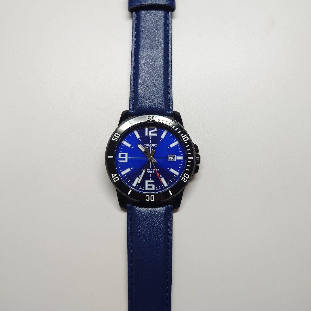 CASIO MTP-VD01BL-2B, working condition, battery replaced with new one.