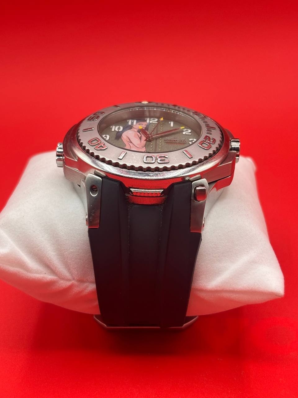 INVICTA 29749 Chronograph Transatlantic Flip Wristwatch 52mm Silicon Limited PH9
