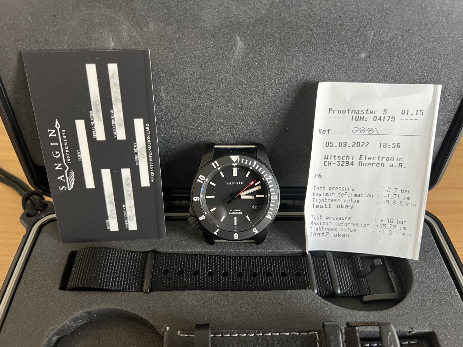 Sangin Instruments ATLAS – Premium Tactical Watch – Built Like a Tank