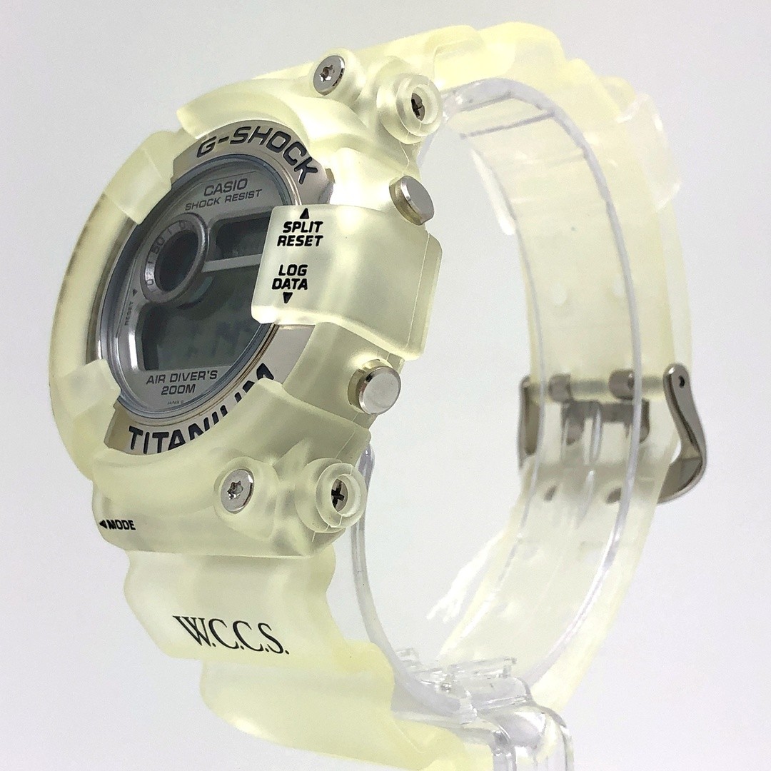 G-Shock DW 8201WC 8T FROGMAN WCCS Frogman Titanium Skeleton Black Logo Triple Ma