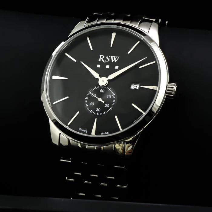 RSW – Swiss Watch – RSWM106-SS-3 Swiss Ronda 44mm RSWM106 50 m (5 ATM/169 ft)