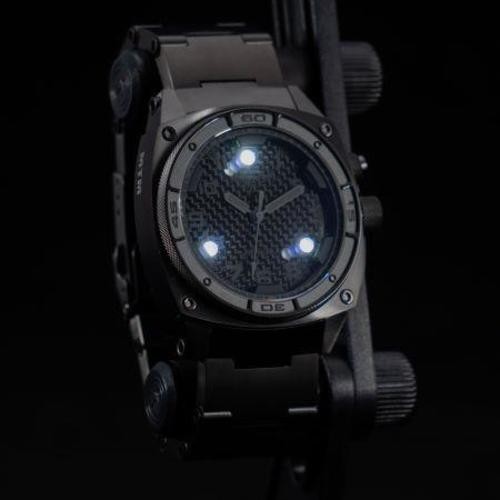 New MTM Special Ops Falcon FAL-TBK-BONB-MBTI Wristwatch Watch w/ Box Titanium