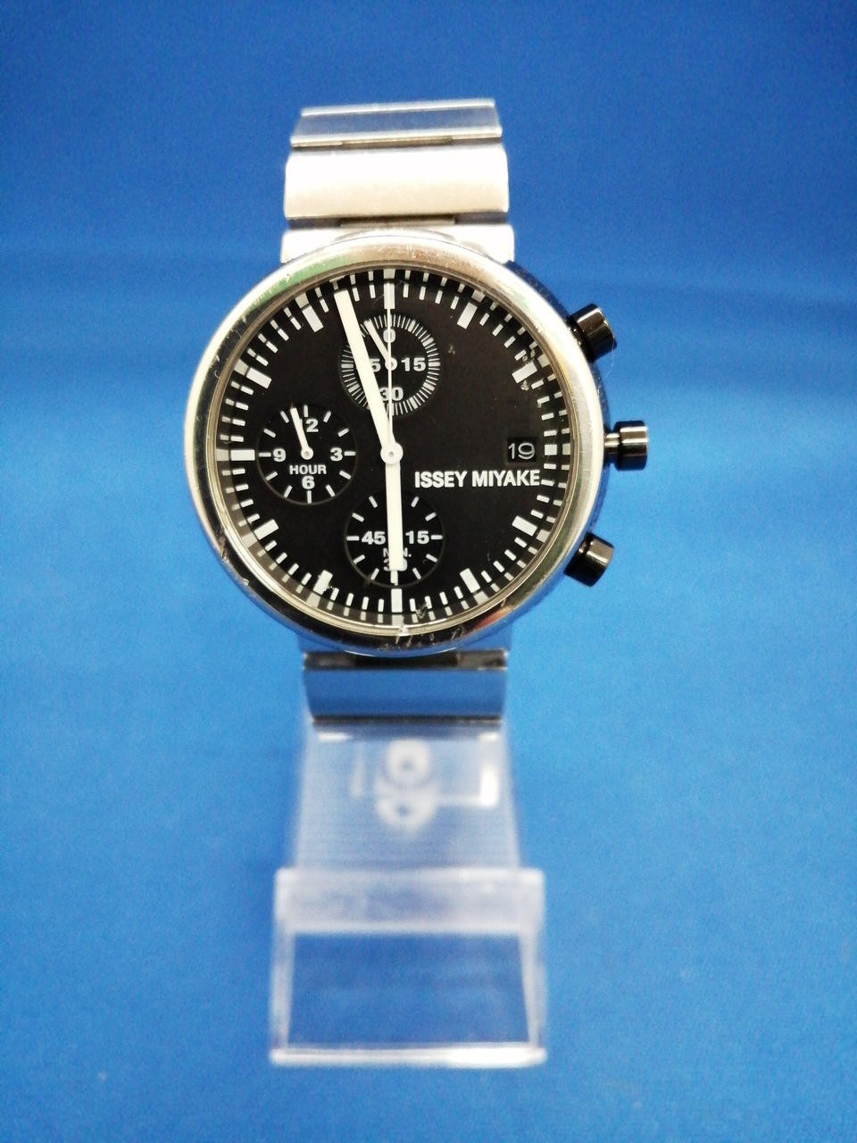 ISSEY MIYAKE Seiko VD67-0010 Black Dial Quartz Watch Designed by Naoto Fukasawa