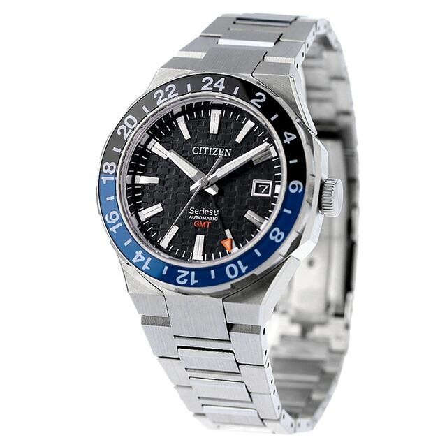 Citizen Series 8 NB6031-56E Mechanical 880 GMT Automatic Watch Black Dial Blue