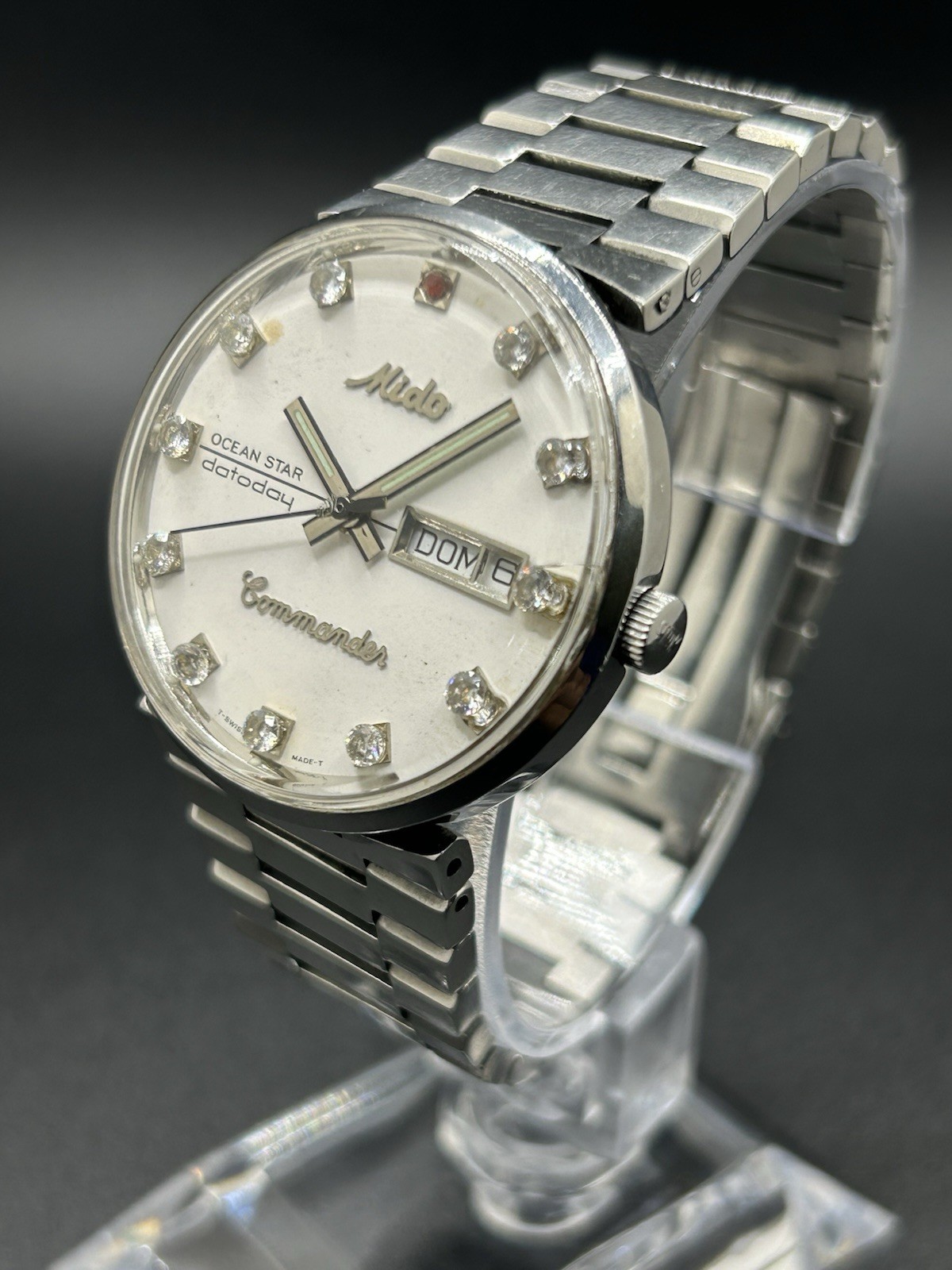 Vintage MIDO Ocean Star Datoday Commander 8269 Swiss Made Rare Dial Men’s Watch